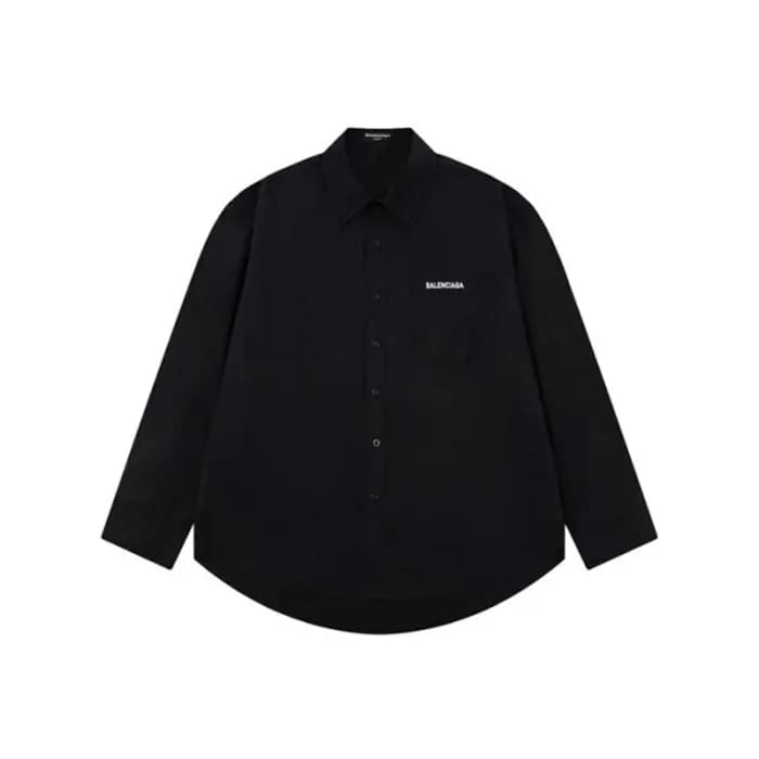 발렌시아가 트렌디 남성 블랙 셔츠 - Balenciaga Mens Black Tshirts… - 1