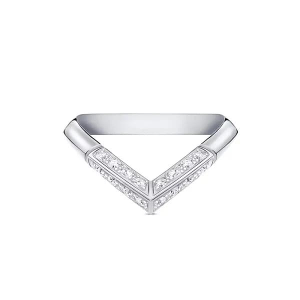 루이비통 여성 화이트 골드 반지 - Louis vuitton Womens White Gol… - 1