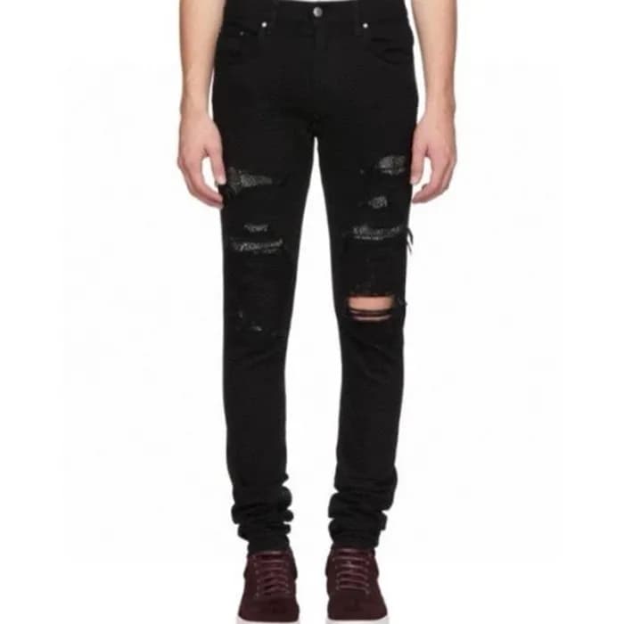 아미리 남성 블랙 청바지 - Amiri Mens Black Jeans - amr137x - 1
