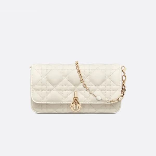 디올 여성 아이보리 체인백 - Dior Womens Ivory Chain Bag - dib… - 1