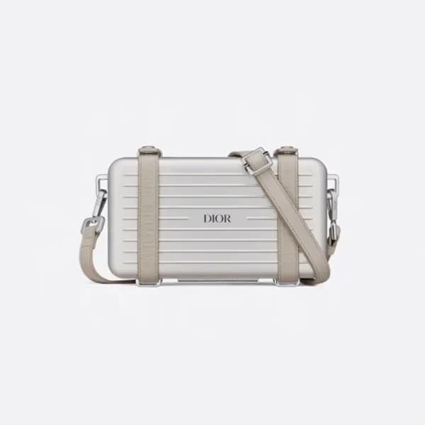 디올 남/녀 실버 카메라 백 - Dior Unisex Camera Bag - dib794x - 1