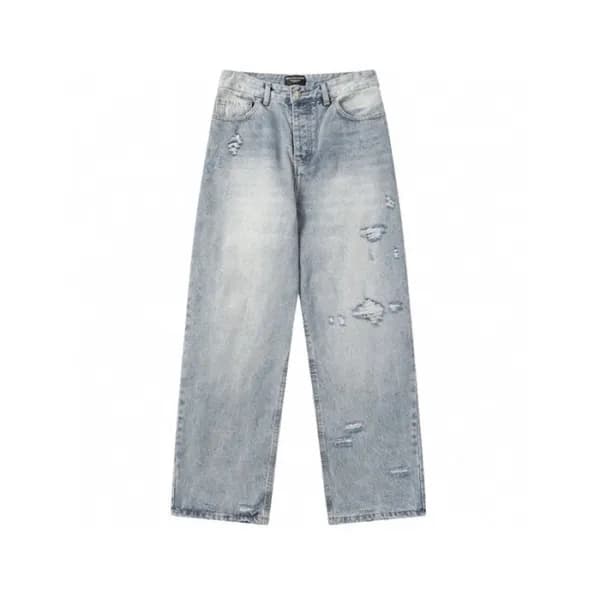 발렌시아가 남성 블루 청바지 - Balenciaga Mens Blue Jeans - bac… - 1