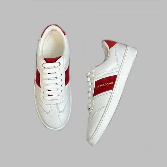 페라가모 남성 레드 스니커즈 - Ferragamo Mens Red Sneakers - fe… - 1