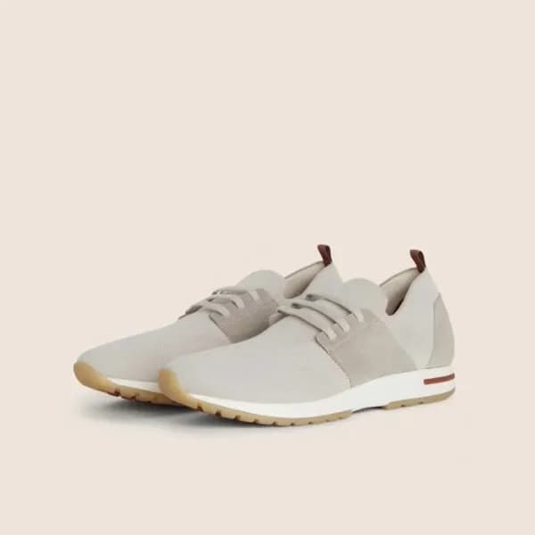 로로피아나 남성 그레이 스니커즈 - Loro Piana Mens Gray Sneakers … - 1