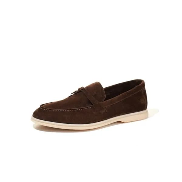 로로피아나 남/녀 브라운 로퍼 - Loro Piana Unisex Summer Walk L… - 1