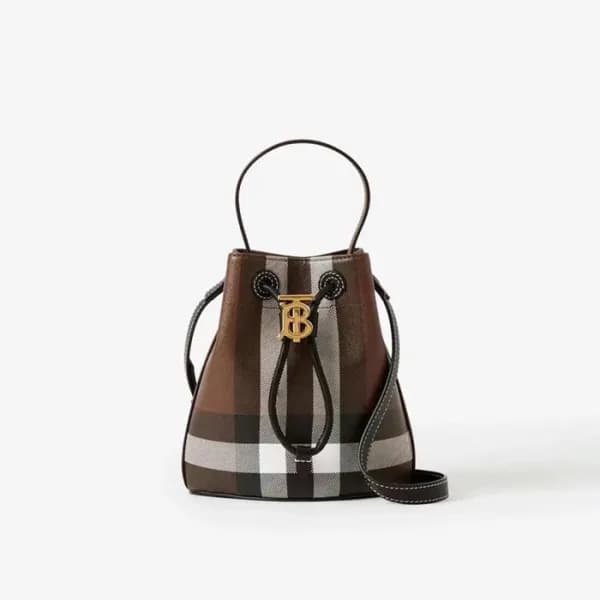 버버리 여성 브라운 버킷백 - Burberry Womens Brown Bucket Bag … - 1