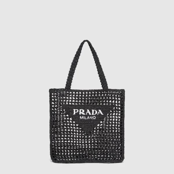 프라다 여성 크로셰 토트백 1BG393 - Prada Womens Crochet Tote … - 1