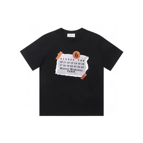메종 마르지엘라 남성 라운드 반팔 티셔츠 - Maison Margiela Mens Roun… - 1