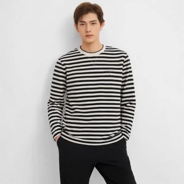 프라다 남성 베이직 긴팔티 - Prada Mens Basic Tshirts - prc244… - 1