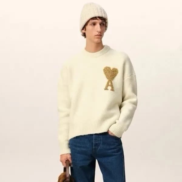 아미 남/녀 터틀넥 니트웨어 - Ami Unisex Turtle-neck Knitwear …
