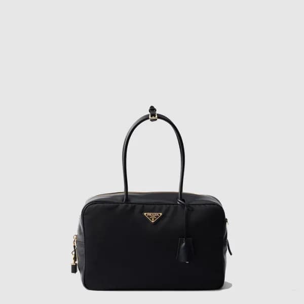 프라다 여성 라지 리나일론 가죽 탑 1BB131 - Prada Womens Re-nylon… - 1