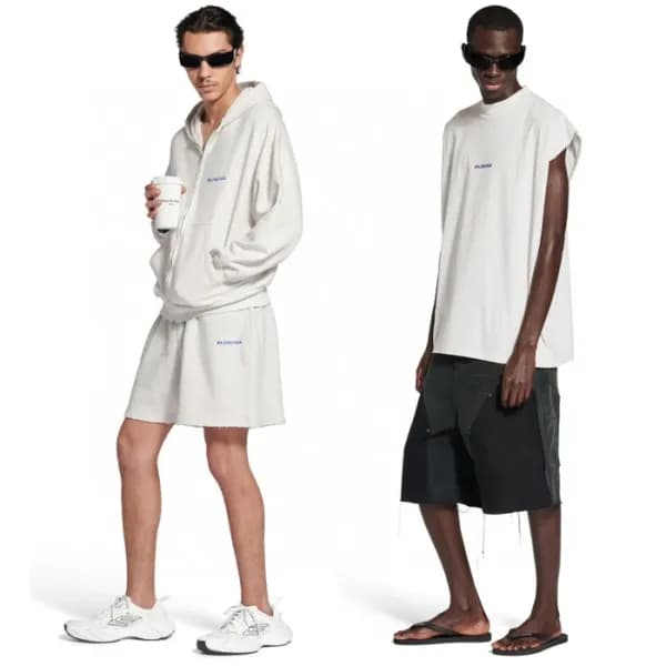발렌시아가 남성 라운드 나시 - Balenciaga Mens Round Sleeveless… - 1