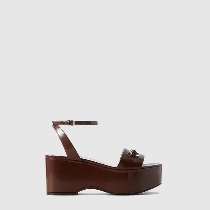 구찌 여성 홀스빗 플랫폼 샌들 - Gucci Womens Horsebit Platform … - 1