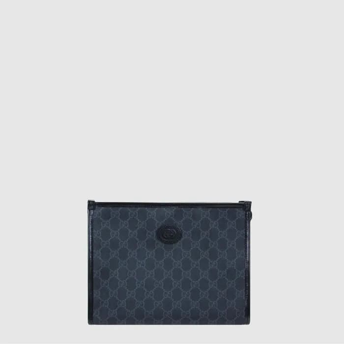 구찌 남성 인터로킹 G 파우치 - Gucci Mens Interlocking G Pouch… - 1