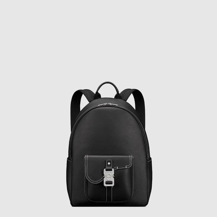 디올 남성 새들 지퍼 백팩 - Dior Mens Saddle Zipper Backpack … - 1