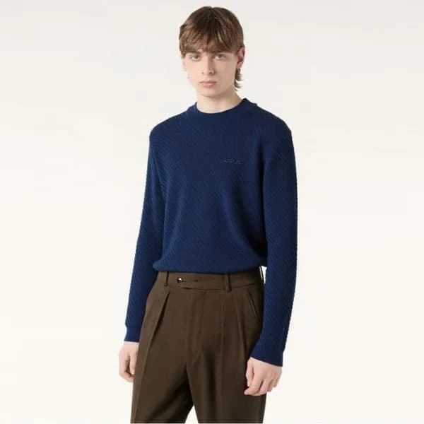 로로피아나 남성 라운드 스웨터 - Loro Piana Mens Round Sweater -… - 1