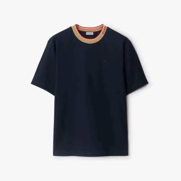 버버리 남성 라운드 반팔 티셔츠 - Burberry Mens Round Tshirt - b… - 1