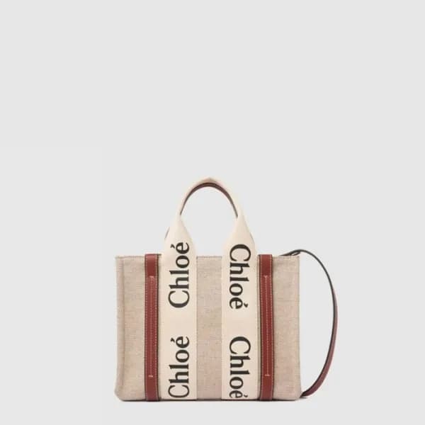끌로에 여성 우디 스트랩 토트 백 스몰 - Chloe Womens Woody Strap T… - 1
