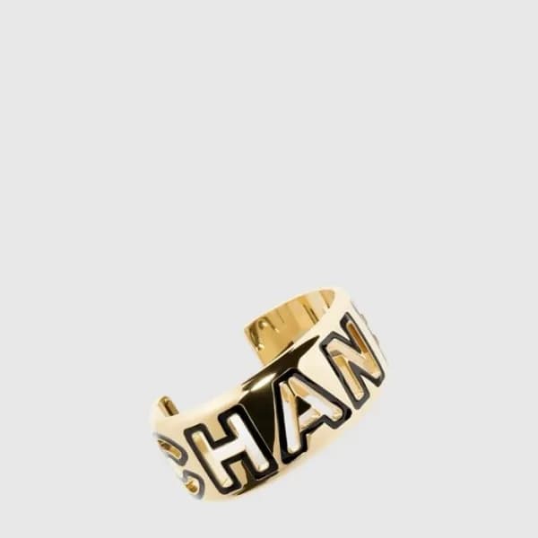 샤넬 여성 로고 메탈 커프 - Chanel Womens Logo Metal Cuff - a… - 1