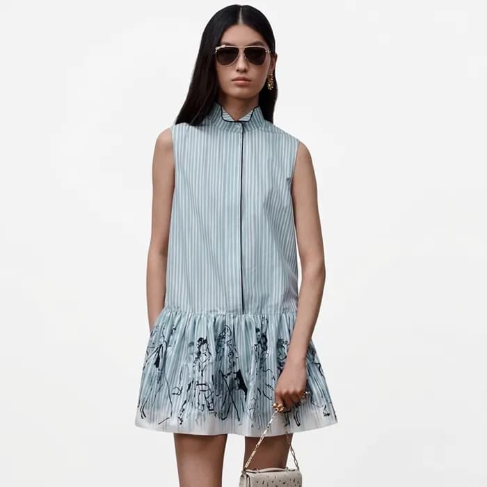 디올 여성 디오리비에라 숏 플레어 드레스 - Dior Womens Dioriviera Sh… - 1