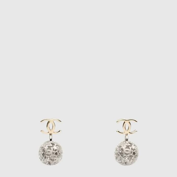 샤넬 여성 볼 드롭 이어링 - Chanel Womens Ball Drop Earring -… - 1