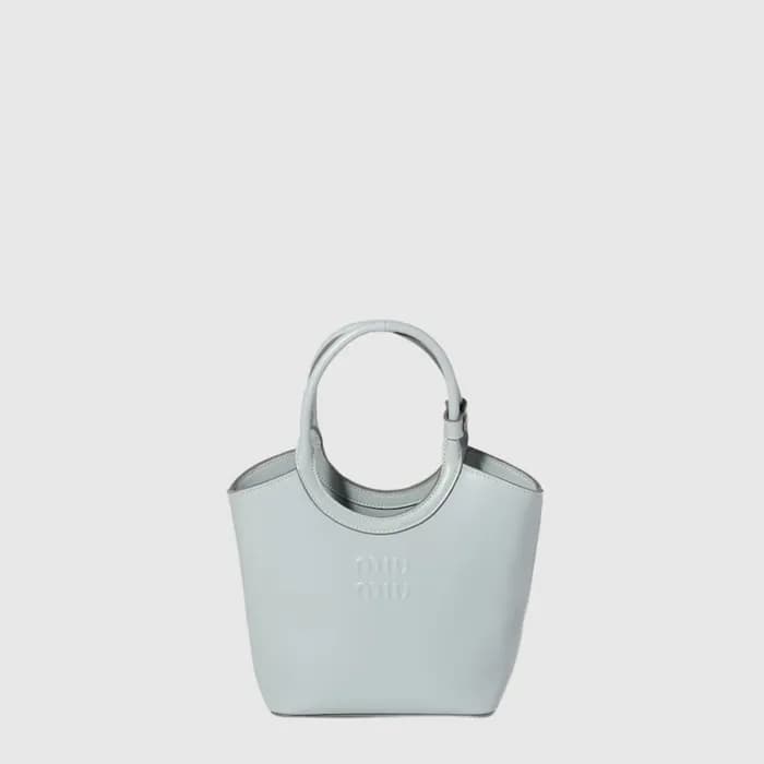미우미우 여성 아이비 가죽 핸드백 - Miumiu Womens Ivy Leather Handbag - mib16428x - 1