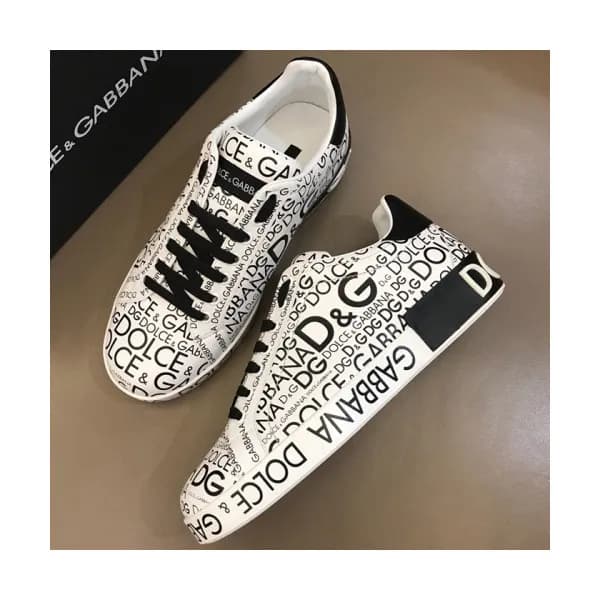 DOLCE&GABBANA 2018 LEATHER SKEAKERS - 돌체앤가바나 레더 스니… - 1