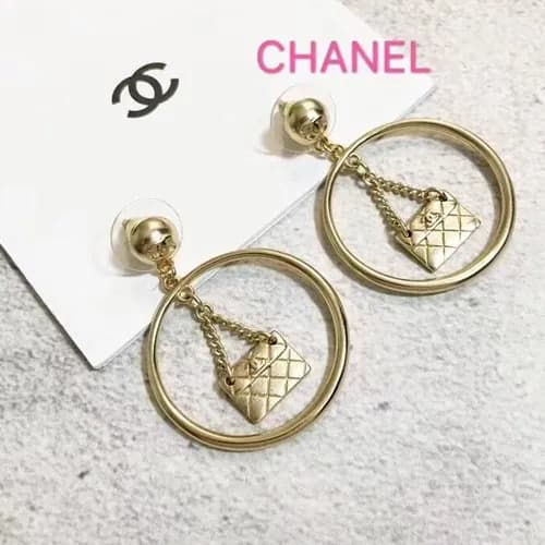 CHANEL Yellow Gold Earring - 샤넬 여성용 18k도금 옐로우 골… - 1