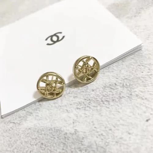 CHANEL Yellow Gold Earring - 샤넬 여성용 18k도금 옐로우 골… - 1
