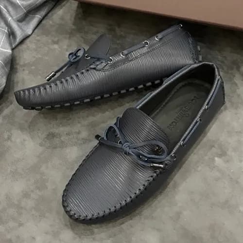 LOUIS VUITTON 2018 MENS RIBBON LEATHER LOAFER - 루… - 1