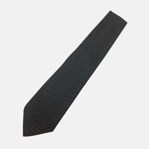 HERMES MENS NECKTIE BLACK - 에르메스 남성용 넥타이 블랙