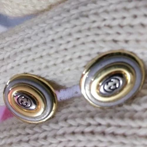 GUCCI MENS YELLOW GOLD CUFFS - 구찌 남성용 18k…