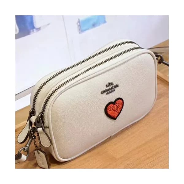 Coach Leather Shoulder Bag,20cm - 코치 레더 숄더백 58391,… - 1
