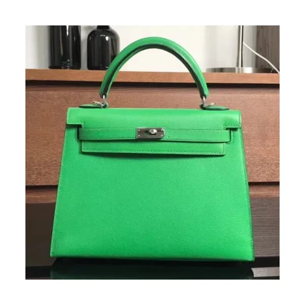 Hermes Kelly Ever Color Leather Tote Shoulder Bag … - 1