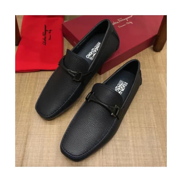 Ferragamo 2018 Mens U-tip Leather Loafer - 페레가모 남성… - 1