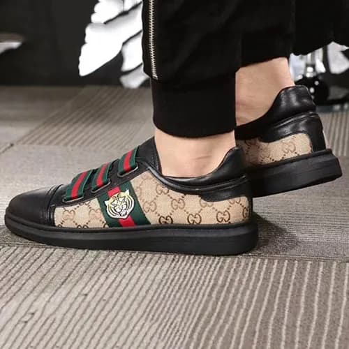 Gucci 2018 Mens Tiger Banding Sneakers - 구찌 타이거 밴딩… - 1