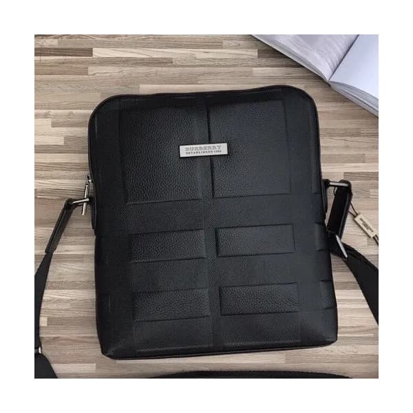 Burberry Leather Shoulder Bag ,28CM - 버버리 레더 남성용 숄… - 1