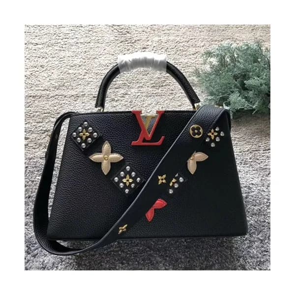[커스텀급]Louis Vuitton Capucines Flower Smile Tote Sh… - 1