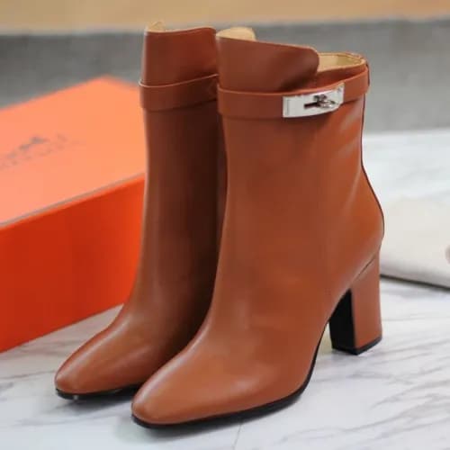 Hermes 2019 H-kelly Ladies Leather Ankel Boots - 에… - 1