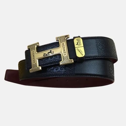 Hermes 2019 Mens Business Initial Logo Togo Leathe… - 1