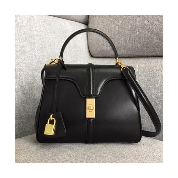 Celine 16 Leather Small Tote Shoulder Bag,23CM - 셀… - 1
