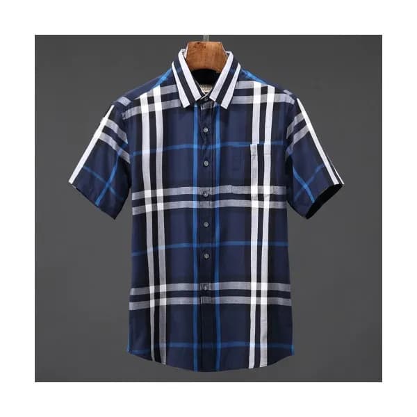 [클래식]Burberry 2019 Mens London Check Cotton Short … - 1