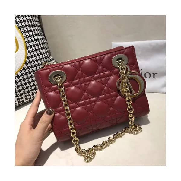 Dior 2019 Leather Chain Shoulder Bag ,20CM - 디올 20… - 1