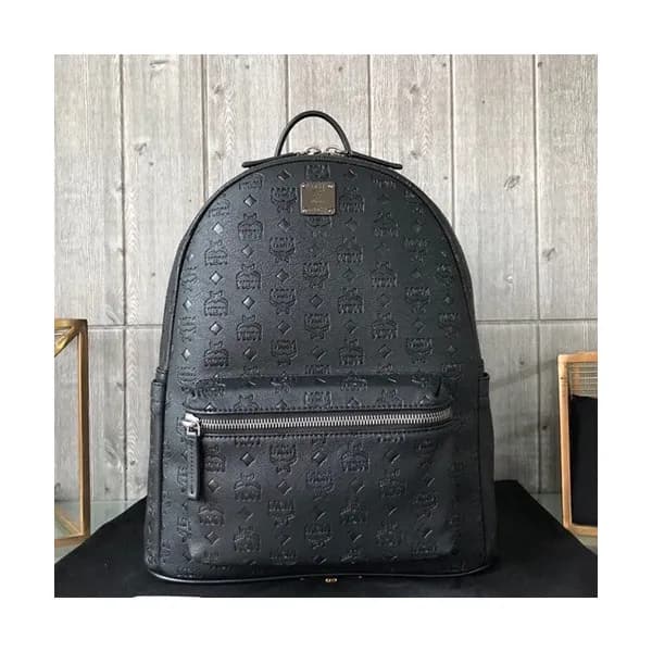 MCM 2019 Leather Back Pack,26cm - 엠씨엠 2019 레더 남여공용… - 1