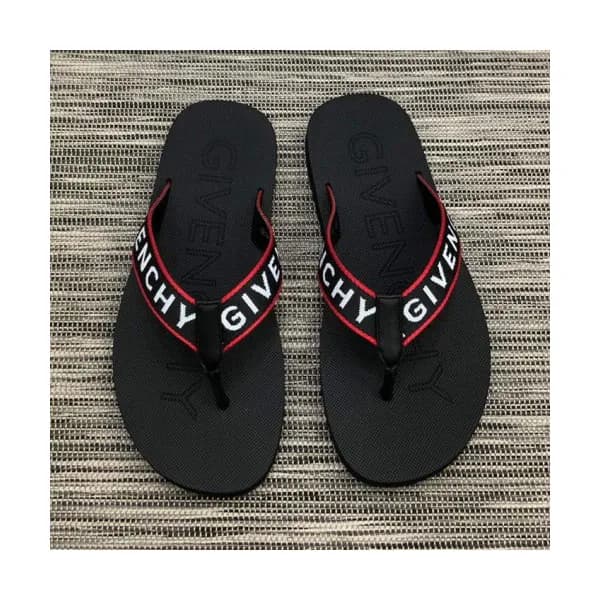 Givenchy 2019 Mens Logo Flip-flap - 지방시 남성 로고 슬리퍼 … - 1