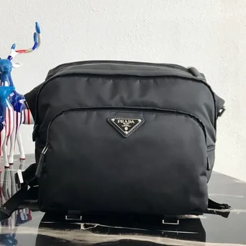 Prada 2019 Nylon Messenger Shoulder Bag,33CM - 프라다… - 1