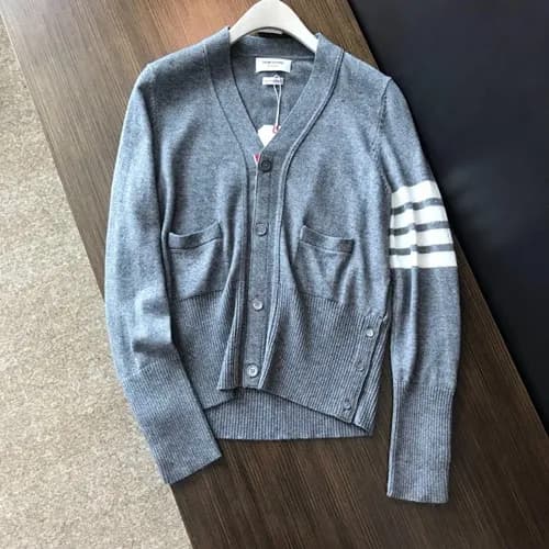 Thom Browne 2019 Mens Crew-neck Wool Cardigan - 톰브… - 1