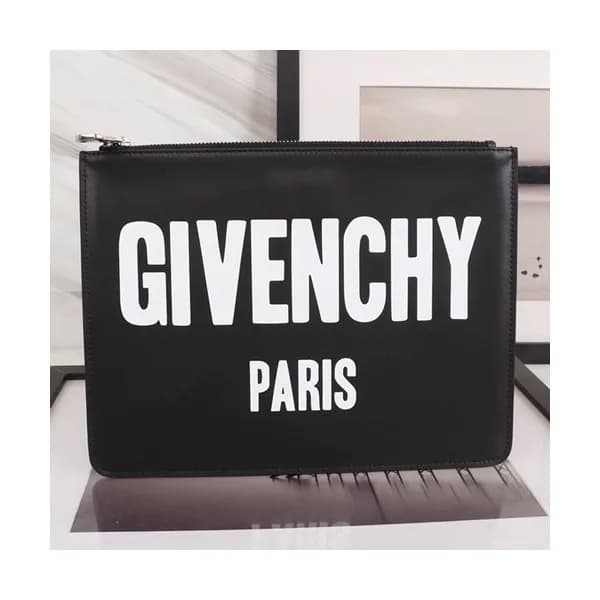 Givenchy 2019 Leather Clutch Bag,30cm - 지방시 2019 레… - 1