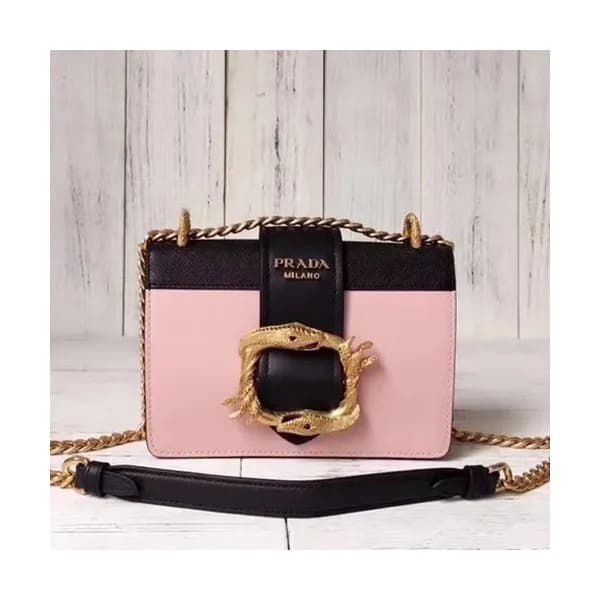 Prada 2019 Leather Chain Shoulder Bag,20cm - 프라다 2… - 1