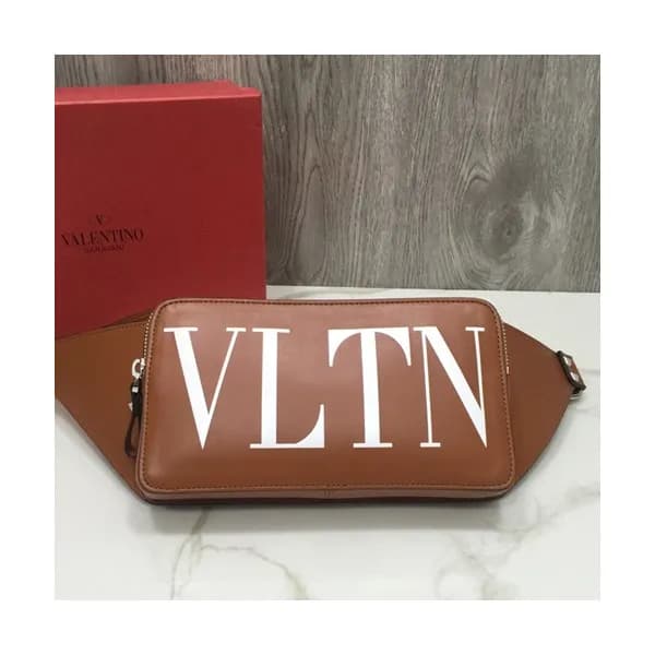 Valentino 2019 Leather Hip Sack Belt Bag,23.5CM - … - 1